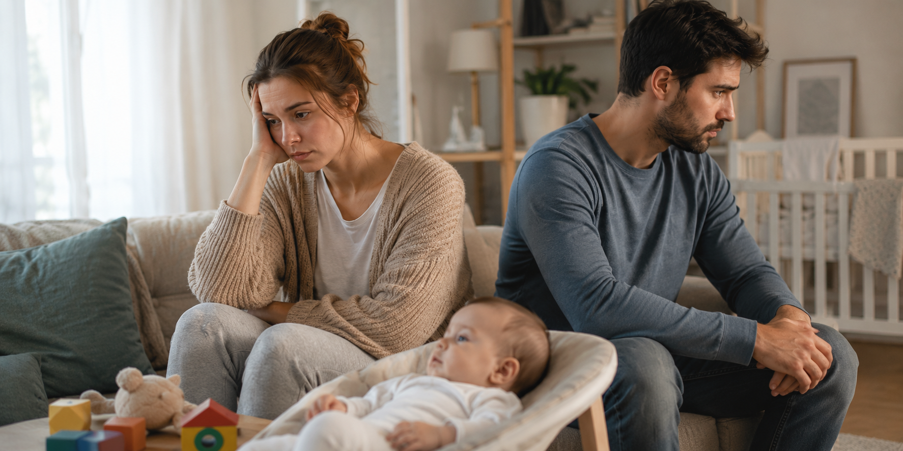 Problemas de pareja tras tener un hijo: causas y qué hacer